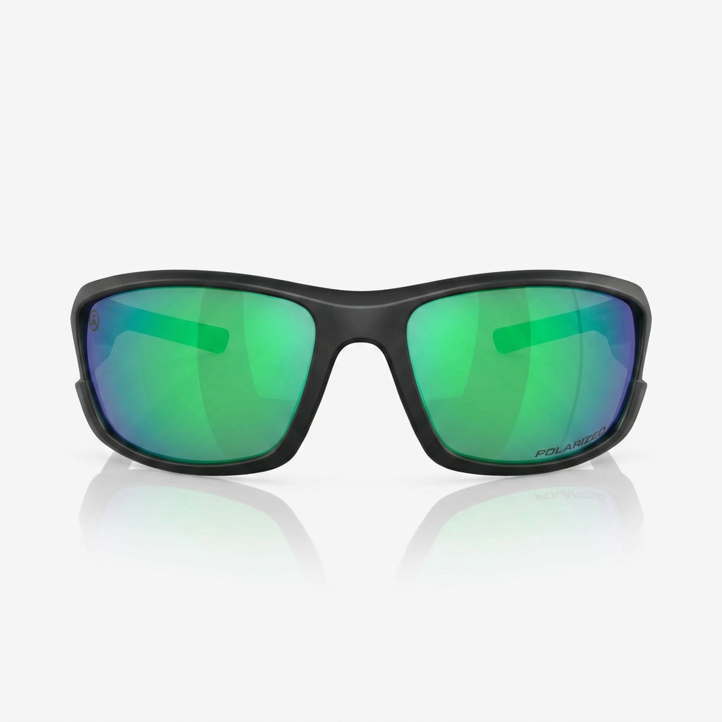 Alpha Hawk Green Polarized Sunglasses